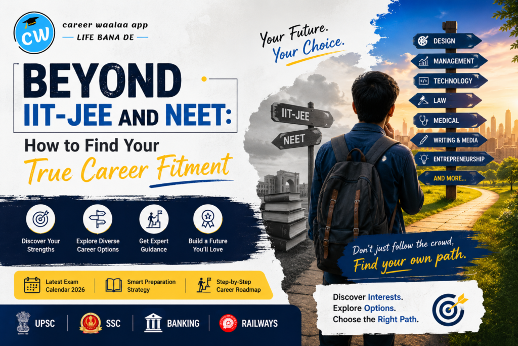 Beyond IIT-JEE and NEET: How to Find Your True Career Fitment