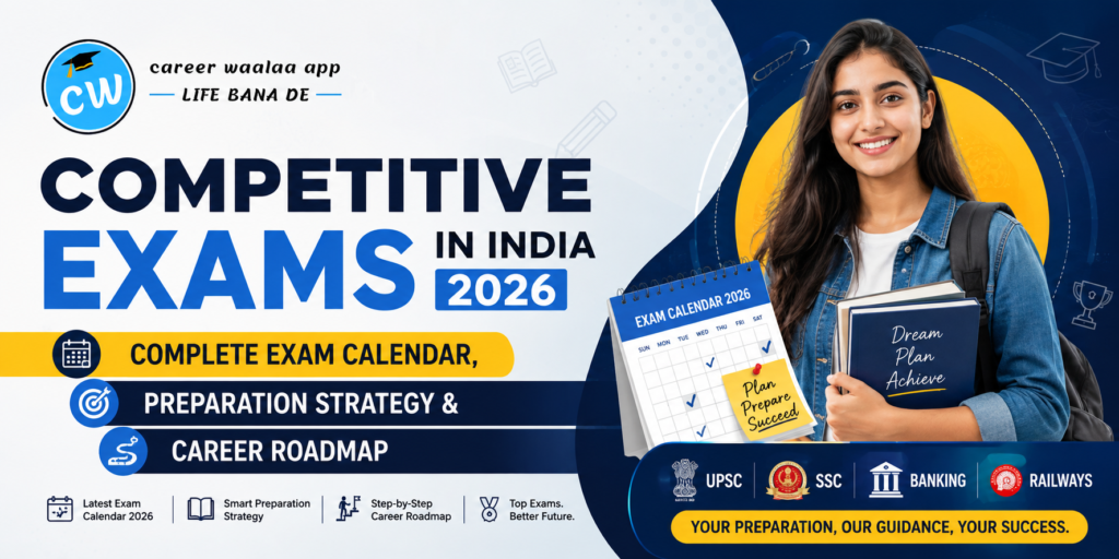 Competitive Exams in India 2026: Complete Exam Calendar, Preparation Strategy & Career Roadmap